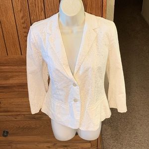 NWOT Loft by Ann Taylor White Business Jacket
